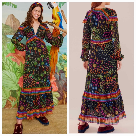 FARM Rio Dresses & Skirts - NWT Farm Rio Fruit Garden maxi dress
